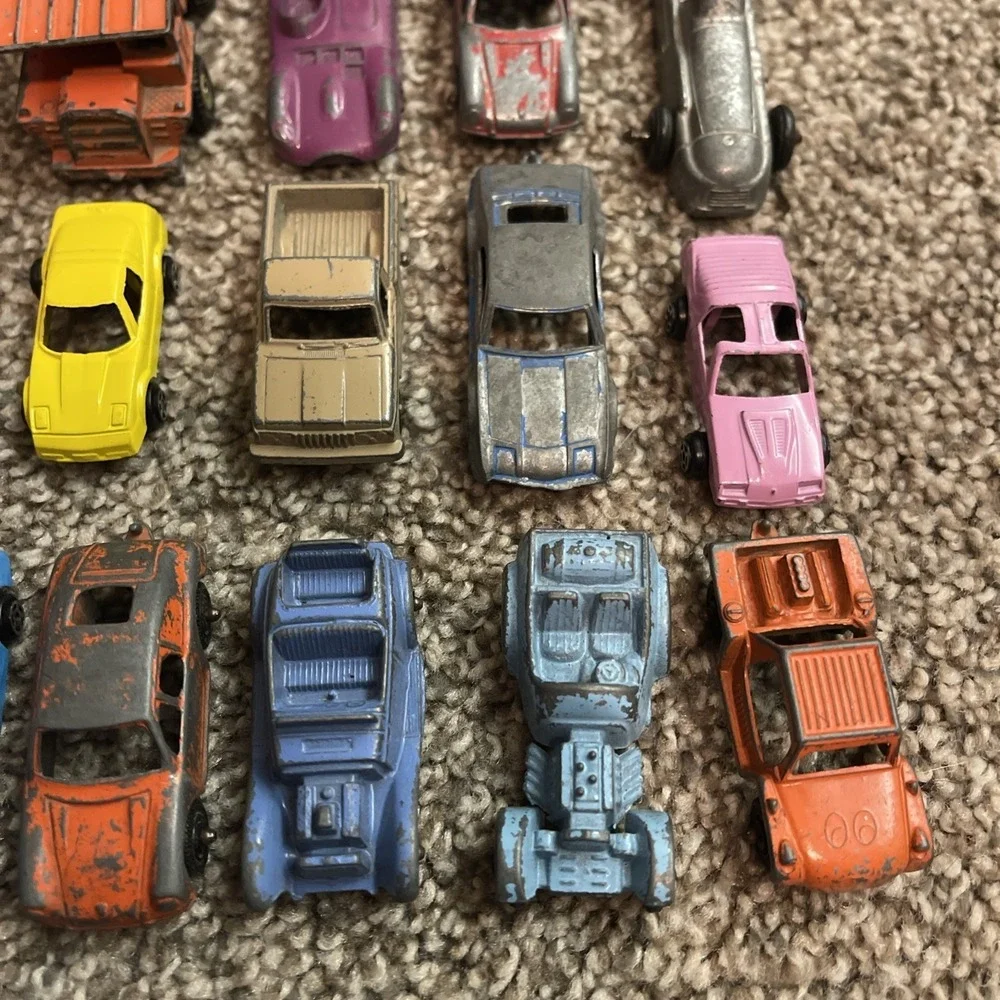 36 1950s Tootsie Toys Car Truck Lot USA Rodster Porsche Chevy Pontiac Dragster +